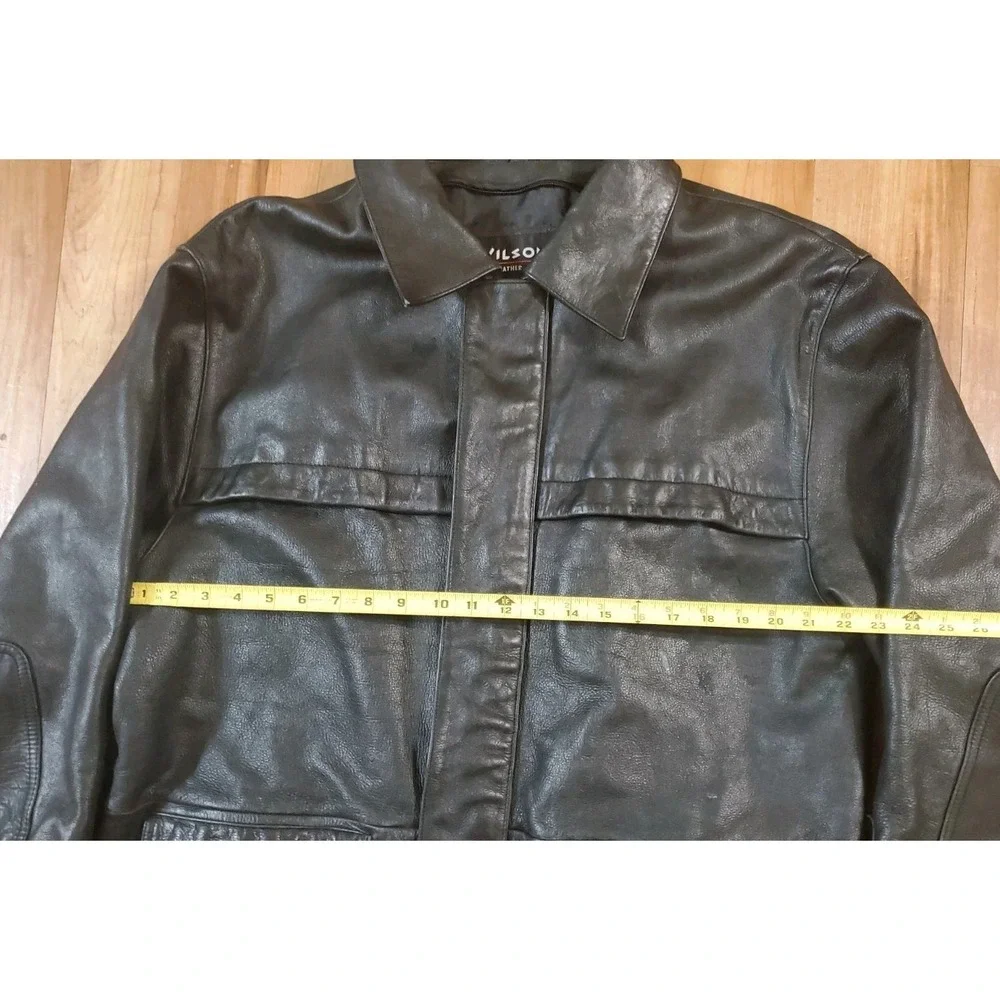 Wilsons Thinsulate‎ Ultra Insulated Leather Jacket MISSING Liner & Belt Mens L